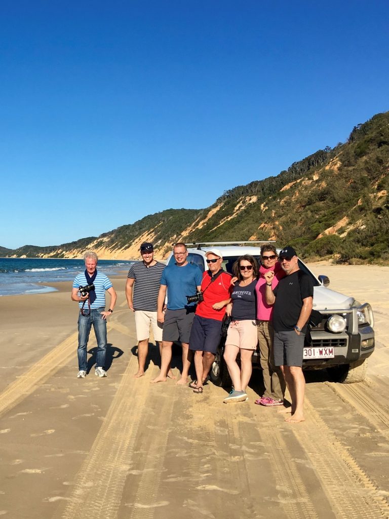 On a Queensland press trip, the beach sometimes becomes a "highway"