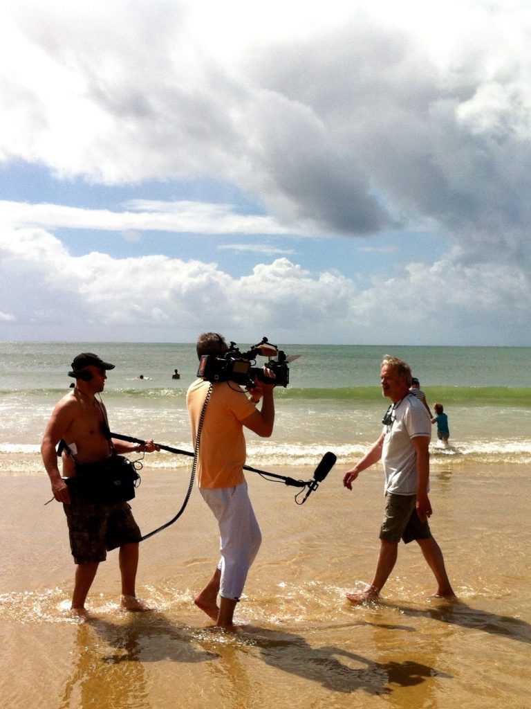 TV star Jürgen Heinrich (Wolffs Revier) hosts the NTV show "Das ist mein Australien"